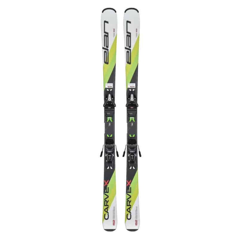 ELAN Carve X Alpinski Weiss/Grün inkl. Tyrolia EL 10