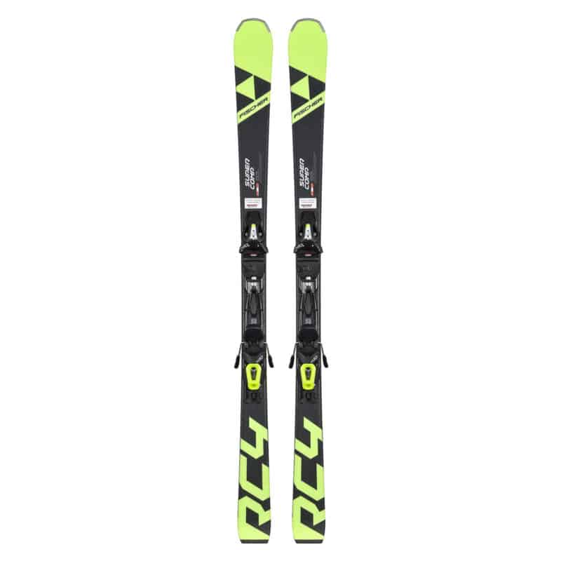 FISCHER Super Comp Alpinski Schwarz/Gelb inkl. Fischer RS 10